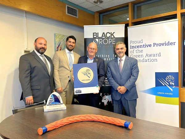 Green Award Foundation partners with Black Rope to enhance safe and sustainable mooring